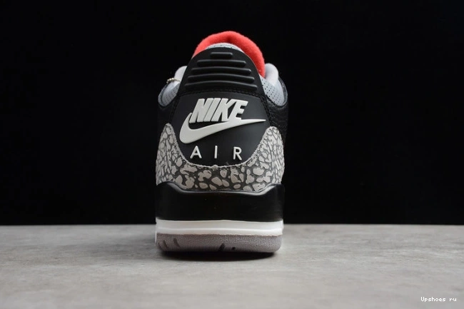 Black Cement 854262-001 AIR Retro 3 Jordan (2018) 0302